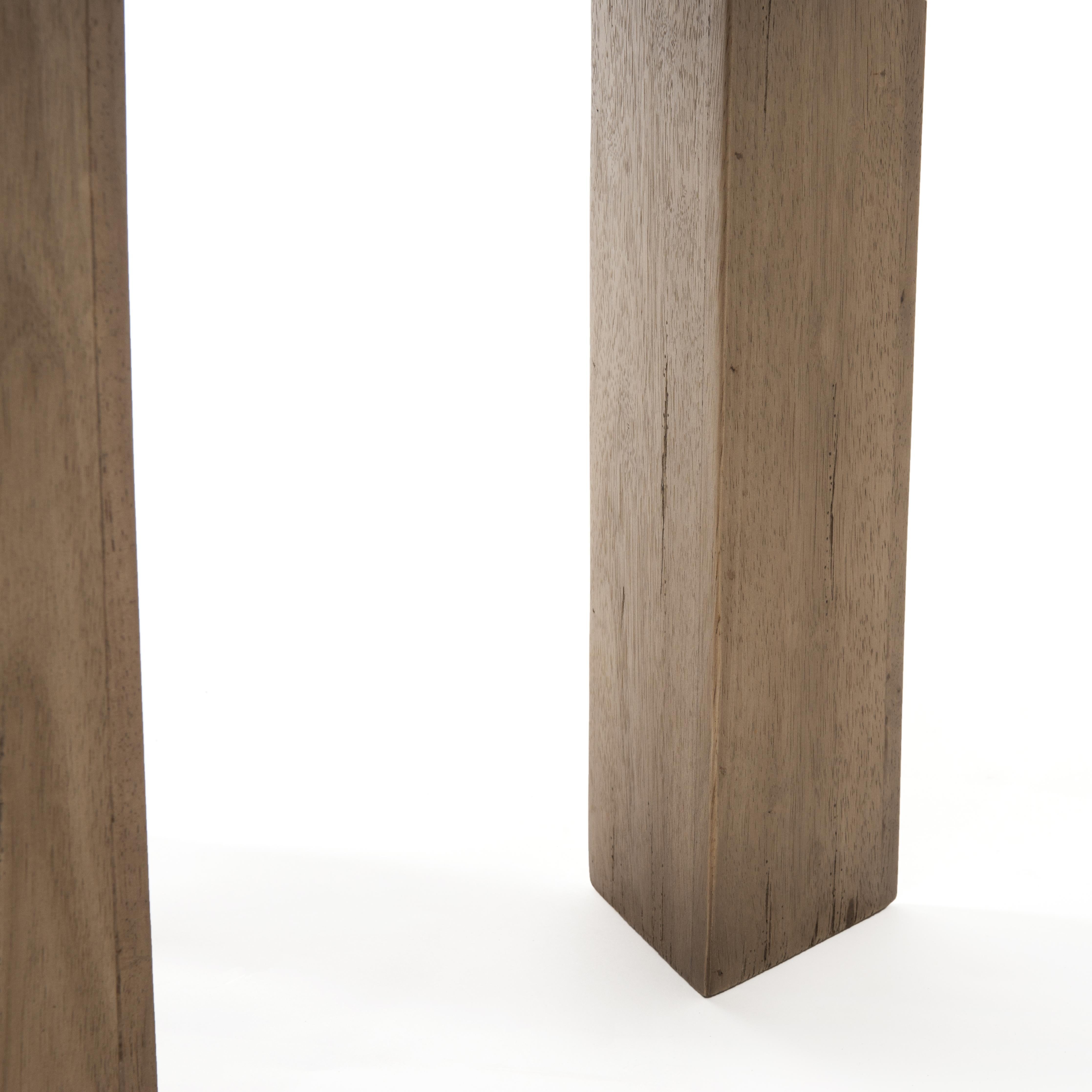 Featuring Mesa Light Brushed Parawood End Table by Four Hands at Amethyst Home. The perfect place to keep a drink or book within reach, light-brushed parawood forms a rounded tabletop, with thick, triangular pedestal legs inspired by modern European design.
Overall Dimensions: 24"W x 24"L x 18"HColors: Light Brushed ParawoodMaterials: Solid ParawoodClearance f. Amethyst Home provides interior design, new home construction design consulting, vintage area rugs, and lighting in the Dallas metro area.