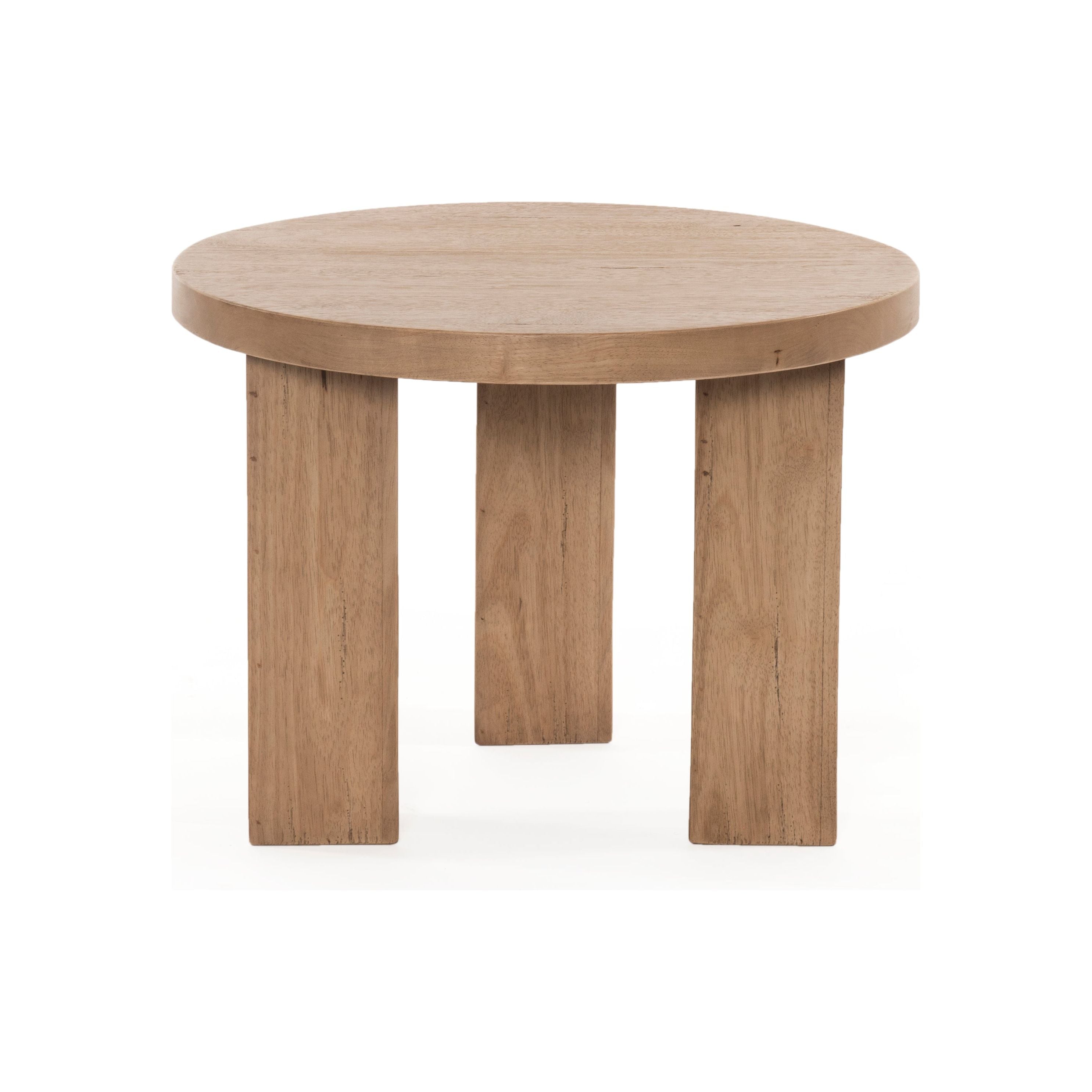 Featuring Mesa Light Brushed Parawood End Table by Four Hands at Amethyst Home. The perfect place to keep a drink or book within reach, light-brushed parawood forms a rounded tabletop, with thick, triangular pedestal legs inspired by modern European design.
Overall Dimensions: 24"W x 24"L x 18"HColors: Light Brushed ParawoodMaterials: Solid ParawoodClea. Amethyst Home provides interior design, new home construction design consulting, vintage area rugs, and lighting in the Newport Beach metro area.