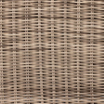 Traditional heritage shape on a grand scale. An outdoor dining sofa is crafted from durable natural teak in a gorgeous, woven pattern highlighting the texture's natural highs and lows. Oversized with deep-seated comfort with loose pillows for the ultimate outdoor lounge. Cover or store indoors during inclement weather and when not in use. Amethyst Home provides interior design, new construction, custom furniture and area rugs in the Portland metro area