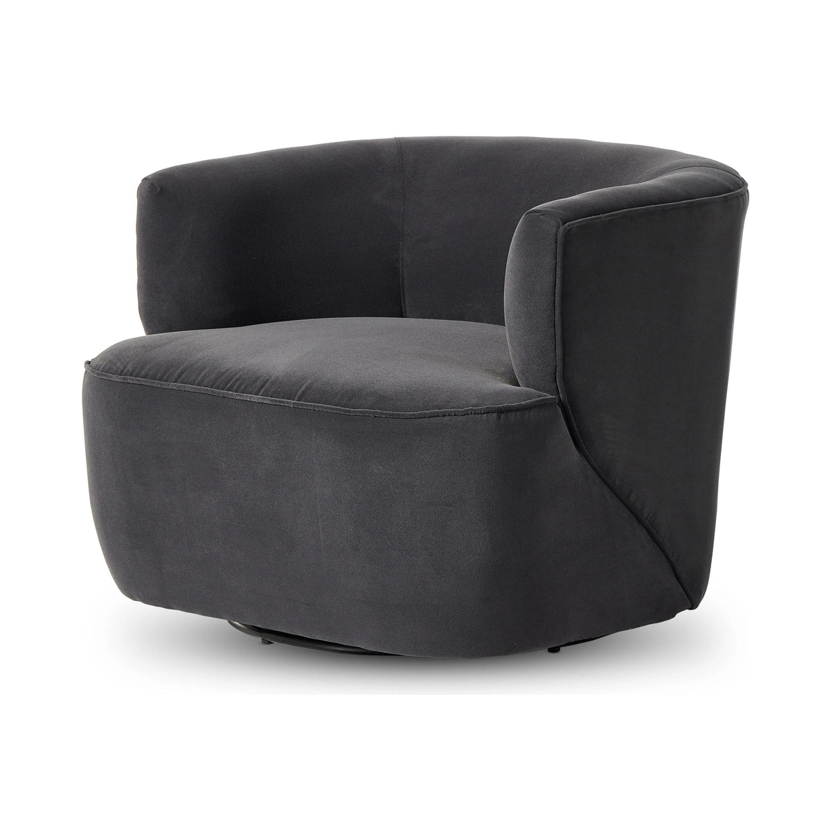 Mila Henry Chaise pivotante charbon de bois | expédition 04/01/2024