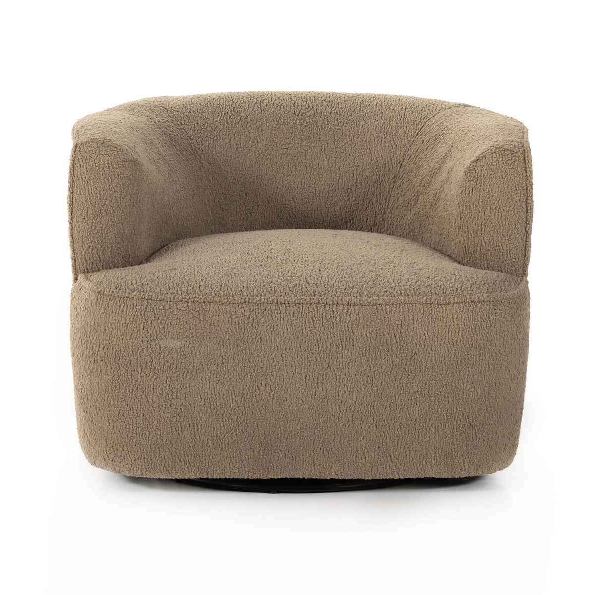 Mila Swivel Chair - Sheepskin Camel | ready to ship!