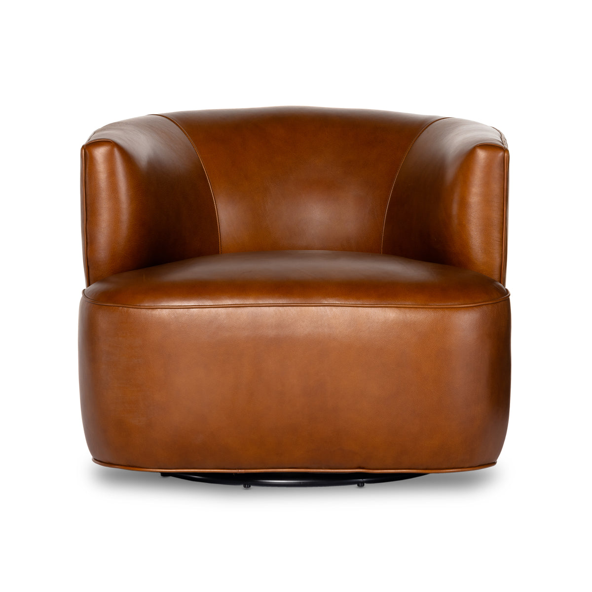 Mila Swivel Chair - Riviera Cognac | shipping 10/17/2025