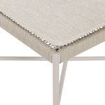 Featuring Miller Dove Taupe Outdoor Dining Chair by Four Hands at Amethyst Home. Make a beautifully monochromatic statement, indoors or out. Finished in a light taupe, slim, airy aluminum frames all-weather wicker seating with a top cushion for added comfort. Cover or store indoors during inclement weather and when not in use.Overall Dimensions: 19"W x 22"L x 35"H
Collection: Sol. Amethyst Home provides interior design, new construction, custom furniture, and area rugs in the Calabasas metro area.
