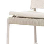Featuring Miller Dove Taupe Outdoor Dining Chair by Four Hands at Amethyst Home. Make a beautifully monochromatic statement, indoors or out. Finished in a light taupe, slim, airy aluminum frames all-weather wicker seating with a top cushion for added comfort. Cover or store indoors during inclement weather and when not in use.Overall Dimensions: 19"W x 22"L x 35"H
Collection: So. Amethyst Home provides interior design, new construction, custom furniture, and area rugs in the Scottsdale metro area.