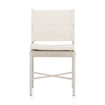 Featuring Miller Dove Taupe Outdoor Dining Chair by Four Hands at Amethyst Home. Make a beautifully monochromatic statement, indoors or out. Finished in a light taupe, slim, airy aluminum frames all-weather wicker seating with a top cushion for added comfort. Cover or store indoors during inclement weather and when not in use.Overall Dimensions: 19"W x 22"L x 35"H
Collection: SolanoC. Amethyst Home provides interior design, new construction, custom furniture, and area rugs in the Tampa metro area.