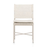 Featuring Miller Dove Taupe Outdoor Dining Chair by Four Hands at Amethyst Home. Make a beautifully monochromatic statement, indoors or out. Finished in a light taupe, slim, airy aluminum frames all-weather wicker seating with a top cushion for added comfort. Cover or store indoors during inclement weather and when not in use.Overall Dimensions: 19"W x 22"L x 35"H
Collection: SolanoC. Amethyst Home provides interior design, new construction, custom furniture, and area rugs in the Tampa metro area.