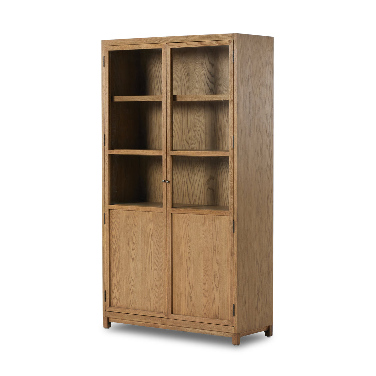 Millie Drifted Panel & Glass Door Cabinet | shipping 10/15/2025