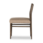 Featuring Morena Dining Chair by Four Hands at Amethyst Home. Mixed materials place a modern twist on the sling-back dining chair. A solid oak frame forms rounded dowel legs for a touch of traditionalism, with performance fabric perfect for everyday dining.
Overall Dimensions: 20"W x 22"L x 34"HColors: Alcala Fawn , Warm OakMaterials: 70%Pl, 20%Vi, 10%Li , Solid OakWeight: 13.23Seat D. Amethyst Home provides interior design, new construction, custom furniture and area rugs in the Dallas metro area