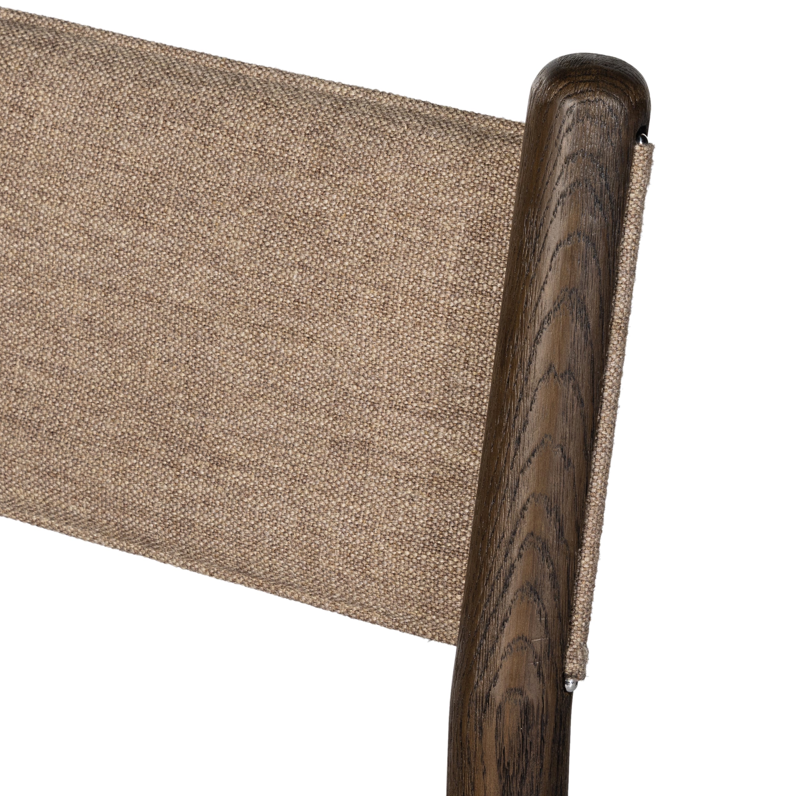 Featuring Morena Dining Chair by Four Hands at Amethyst Home. Mixed materials place a modern twist on the sling-back dining chair. A solid oak frame forms rounded dowel legs for a touch of traditionalism, with performance fabric perfect for everyday dining.
Overall Dimensions: 20"W x 22"L x 34"HColors: Alcala Fawn , Warm OakMaterials: 70%Pl, 20%Vi, 10%Li , Solid OakWeight: 13.23Seat. Amethyst Home provides interior design, new construction, custom furniture and area rugs in the Portland metro area
