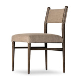 Featuring Morena Dining Chair by Four Hands at Amethyst Home. Mixed materials place a modern twist on the sling-back dining chair. A solid oak frame forms rounded dowel legs for a touch of traditionalism, with performance fabric perfect for everyday dining.
Overall Dimensions: 20"W x 22"L x 34"HColors: Alcala Fawn , Warm OakMaterials: 70%Pl, 20%Vi, 10%Li , Solid OakWeight: 13.23Se. Amethyst Home provides interior design, new construction, custom furniture and area rugs in the Scottsdale metro area