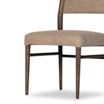 Featuring Morena Dining Chair by Four Hands at Amethyst Home. Mixed materials place a modern twist on the sling-back dining chair. A solid oak frame forms rounded dowel legs for a touch of traditionalism, with performance fabric perfect for everyday dining.
Overall Dimensions: 20"W x 22"L x 34"HColors: Alcala Fawn , Warm OakMaterials: 70%Pl, 20%Vi, 10%Li , Solid OakWeight: 13.2. Amethyst Home provides interior design, new construction, custom furniture and area rugs in the Winter Garden metro area