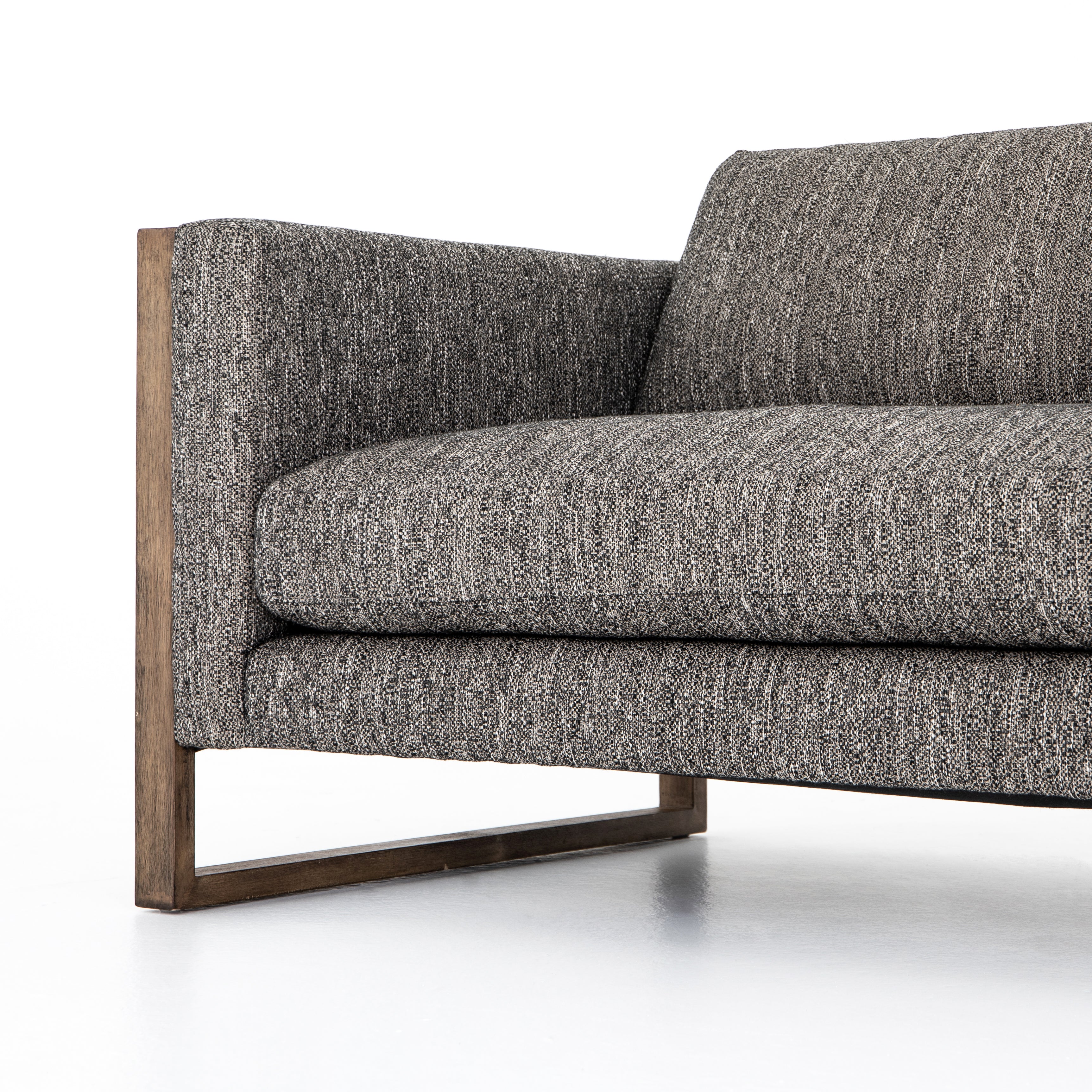 Featuring Otis Arden Charcoal Sofa by Four Hands at Amethyst Home. Crisp, clean comfort. Charcoal-colored upholstery of performance grade cradles within an exposed parawood frame, for detail-driven contrast. Performance fabrics are specially created to withstand spills, stains, high traffic and wear, ensuring long-term comfort and unmatched durability.
Collection: KensingtonColors. Amethyst Home provides interior design, new construction, custom furniture, and area rugs in the Portland metro area.