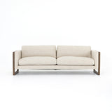 Featuring Otis Thames Cream Sofa by Four Hands at Amethyst Home. Crisp, clean comfort. Cream-colored upholstery of performance grade cradles within an exposed parawood frame, for detail-driven contrast. Performance fabrics are specially created to withstand spills, stains, high traffic and wear, ensuring long-term comfort and unmatched durability.
Collection: KensingtonColors: Thames. Amethyst Home provides interior design, new construction, custom furniture, and area rugs in the Tampa metro area.