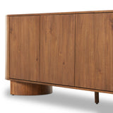 Featuring Paden Seasoned Brown Acacia Sideboard by Four Hands at Amethyst Home. Seasoned brown acacia forms curved legs and the cabinets of this sideboard. Generous space for all dining storage needs.
Collection: HaidenColors: Seasoned Brown Acacia ,Seasoned Brown Acacia Solid ,GunmetalMaterials: Thin Acacia Veneer ,Solid Acacia ,IronOverall Dimensions: 94"W x 23"L x 33"H Weight: . Amethyst Home provides interior design, new construction, custom furniture, and area rugs in the Portland metro area.