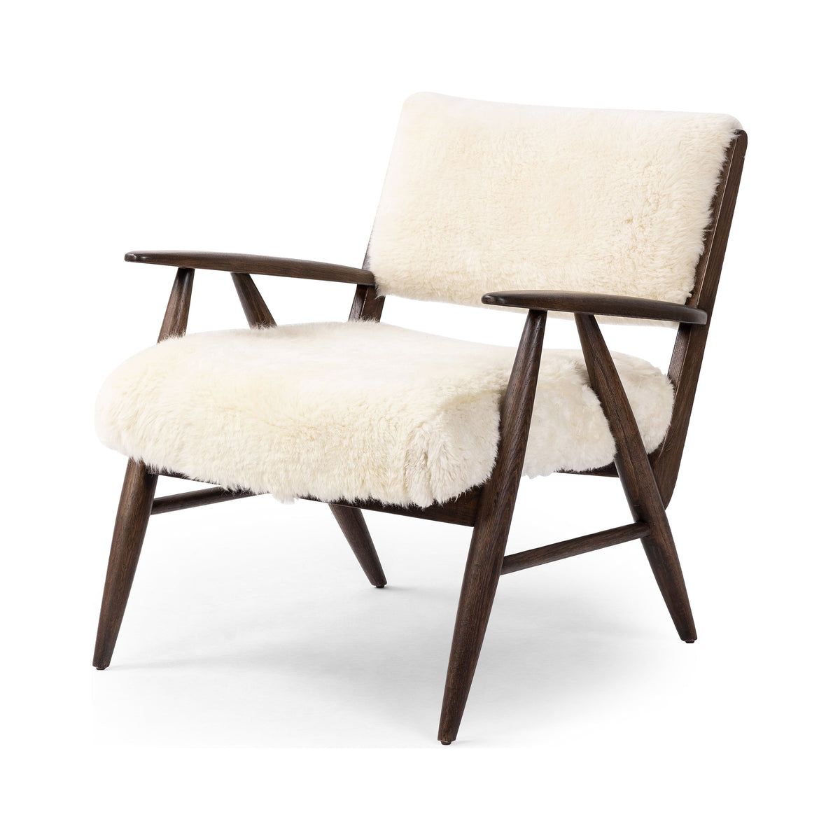 Papile Cream Shearling Chair | ready to ship!