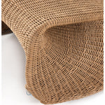 Featuring Portia Natural Outdoor Rocking Chair by Four Hands at Amethyst Home. Based off a vintage shape, all-weather wicker seating brings dramatic curves to this statement-making rocking chair. Cover or store indoors during inclement weather and when not in use.Overall Dimensions: 28"W x 37"L x 32"H
Collection: Grass RootsColors: Vintage NaturalMaterials: 100% Polyethylene Weig. Amethyst Home provides interior design, new construction, custom furniture, and area rugs in the Park City metro area.