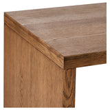 Featuring Posada Shaped Desk - Amber Oak Veneer L by Four Hands at Amethyst Home. Reflect your unique style with a modular desk and matching media console of amber-finished oak and cognac top-grain leather. Arrange to suit your space, while adding plenty of storage space to the office.Overall Dimensions: 78"W x 70"L x 30"H
Collection: BoltonColors: Amber Oak ,Amber Oak Veneer . Amethyst Home provides interior design, new construction, custom furniture, and area rugs in the Laguna Beach metro area.