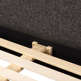 Featuring Quincy Lisbon Charcoal Bed - See In-Store Photos by Four Hands at Amethyst Home. Elevate your bedroom with the Quincy Lisbon Charcoal Bed. Handcrafted with premium materials, this bed exudes luxury and sophistication. Its elegant design and sturdy construction provide the perfect balance of comfort and style. Bring the world of art, literature, and f. Amethyst Home provides interior design, new home construction design consulting, vintage area rugs, and lighting in the Boston metro area.