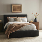 Featuring Quincy Lisbon Charcoal Bed - See In-Store Photos by Four Hands at Amethyst Home. Elevate your bedroom with the Quincy Lisbon Charcoal Bed. Handcrafted with premium materials, this bed exudes luxury and sophistication. Its elegant design and sturdy construction provide the perfect balance of comfort and style. Bring the world of art, literatur. Amethyst Home provides interior design, new home construction design consulting, vintage area rugs, and lighting in the Salt Lake City metro area.