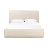 Featuring Quincy Lisbon Cream-Queen Bed by Four Hands at Amethyst Home. Modern, clean shaping meets inflated comfort with this padded, upholstered bed frame in a textural boucle-like pattern.Overall Dimensions: 73"W x 92.25"L x 40"H
Collection: EastonColors: Lisbon Cream ,BlackMaterials: 81% Pl, 19% Pc ,Solid Parawood Weight: 188.38 lbs. Amethyst Home provides interior design, new home construction design consulting, vintage area rugs, and lighting in the Miami metro area.