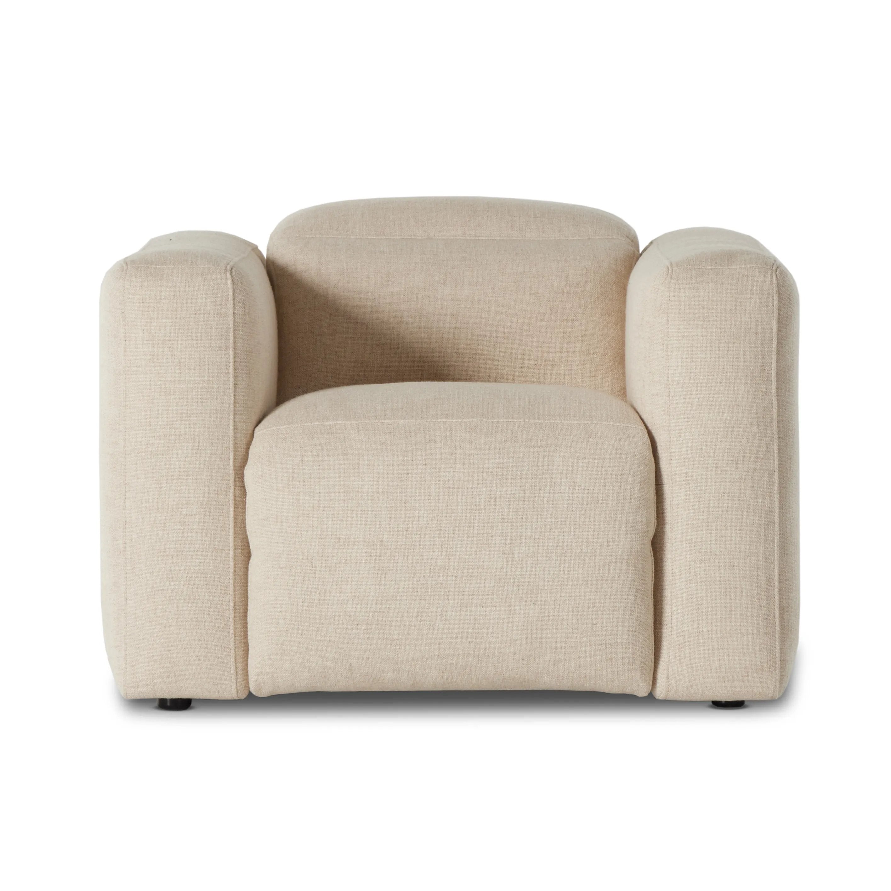 Featuring Radley Antigo Natural Motion Chair by Four Hands at Amethyst Home. A modern take on the classic recliner. Customize your comfort level with the push of hidden buttons with pieces in our Power Motion collection. Recliner chair features wide arms with a medium to supportive sit and seat height. Zero-clearance design means the chair can be placed up. Amethyst Home provides interior design, new home construction design consulting, vintage area rugs, and lighting in the Des Moines metro area.