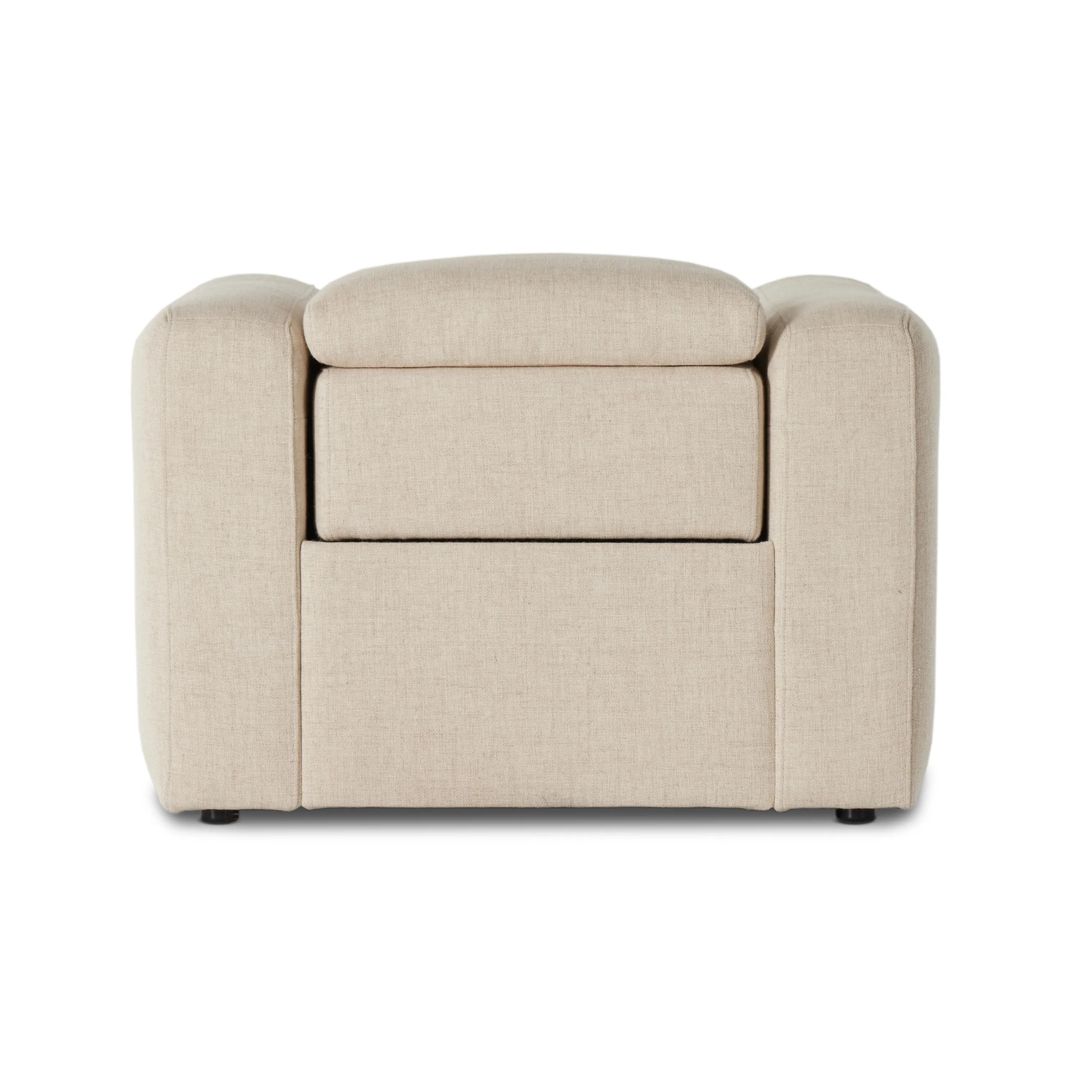 Featuring Radley Antigo Natural Motion Chair by Four Hands at Amethyst Home. A modern take on the classic recliner. Customize your comfort level with the push of hidden buttons with pieces in our Power Motion collection. Recliner chair features wide arms with a medium to supportive sit and seat height. Zero-clearance design means the chair can be placed up agai. Amethyst Home provides interior design, new home construction design consulting, vintage area rugs, and lighting in the Miami metro area.