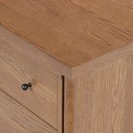 Featuring Roark Amber Oak Nightstand by Four Hands at Amethyst Home. Rounded, chunky dowel legs in an amber oak finish support the overhang top of of this nightstand. Two drawers provide ample storage, finished with simple gunmetal hardware.
Collection: BoltonColors: Amber Oak Veneer ,Dark Gunmetal ,Amber OakMaterials: Oak Veneer ,Iron ,Solid OakOverall Dimens. Amethyst Home provides interior design, new home construction design consulting, vintage area rugs, and lighting in the Boston metro area.