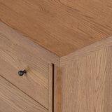 Featuring Roark Amber Oak Nightstand by Four Hands at Amethyst Home. Rounded, chunky dowel legs in an amber oak finish support the overhang top of of this nightstand. Two drawers provide ample storage, finished with simple gunmetal hardware.
Collection: BoltonColors: Amber Oak Veneer ,Dark Gunmetal ,Amber OakMaterials: Oak Veneer ,Iron ,Solid OakOverall Dimens. Amethyst Home provides interior design, new home construction design consulting, vintage area rugs, and lighting in the Boston metro area.