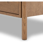 Featuring Roark Amber Oak Nightstand by Four Hands at Amethyst Home. Rounded, chunky dowel legs in an amber oak finish support the overhang top of of this nightstand. Two drawers provide ample storage, finished with simple gunmetal hardware.
Collection: BoltonColors: Amber Oak Veneer ,Dark Gunmetal ,Amber OakMaterials: Oak Veneer ,Iron ,Solid OakOverall Di. Amethyst Home provides interior design, new home construction design consulting, vintage area rugs, and lighting in the Des Moines metro area.