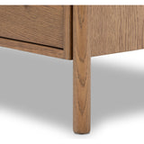 Featuring Roark Amber Oak Nightstand by Four Hands at Amethyst Home. Rounded, chunky dowel legs in an amber oak finish support the overhang top of of this nightstand. Two drawers provide ample storage, finished with simple gunmetal hardware.
Collection: BoltonColors: Amber Oak Veneer ,Dark Gunmetal ,Amber OakMaterials: Oak Veneer ,Iron ,Solid OakOverall Di. Amethyst Home provides interior design, new home construction design consulting, vintage area rugs, and lighting in the Des Moines metro area.