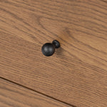 Featuring Roark Amber Oak Nightstand by Four Hands at Amethyst Home. Rounded, chunky dowel legs in an amber oak finish support the overhang top of of this nightstand. Two drawers provide ample storage, finished with simple gunmetal hardware.
Collection: BoltonColors: Amber Oak Veneer ,Dark Gunmetal ,Amber OakMaterials: Oak Veneer ,Iron ,Solid OakOverall . Amethyst Home provides interior design, new home construction design consulting, vintage area rugs, and lighting in the Laguna Beach metro area.