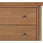 Featuring Roark Amber Oak Nightstand by Four Hands at Amethyst Home. Rounded, chunky dowel legs in an amber oak finish support the overhang top of of this nightstand. Two drawers provide ample storage, finished with simple gunmetal hardware.
Collection: BoltonColors: Amber Oak Veneer ,Dark Gunmetal ,Amber OakMaterials: Oak Veneer ,Iron ,Solid OakOverall Dimensi. Amethyst Home provides interior design, new home construction design consulting, vintage area rugs, and lighting in the Omaha metro area.
