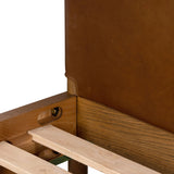 Featuring Salado Heirloom Sienna-Queen Bed by Four Hands at Amethyst Home. Solid ash framing and heirloom leather panel details craft this safari-inspired bed frame. Sourced from one of the oldest family-owned tanneries in Italyâ€™s Bassano del Grappa, our heirloom leather covering is salvaged and processed from upcycled hides featuring an abundance of natural. Amethyst Home provides interior design, new home construction design consulting, vintage area rugs, and lighting in the Boston metro area.