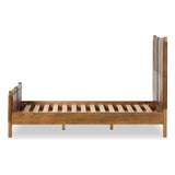 Featuring Salado Heirloom Sienna-Queen Bed by Four Hands at Amethyst Home. Solid ash framing and heirloom leather panel details craft this safari-inspired bed frame. Sourced from one of the oldest family-owned tanneries in Italyâ€™s Bassano del Grappa, our heirloom leather covering is salvaged and processed from upcycled hides featuring an abundance of natu. Amethyst Home provides interior design, new home construction design consulting, vintage area rugs, and lighting in the Charlotte metro area.