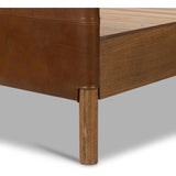 Featuring Salado Heirloom Sienna-Queen Bed by Four Hands at Amethyst Home. Solid ash framing and heirloom leather panel details craft this safari-inspired bed frame. Sourced from one of the oldest family-owned tanneries in Italyâ€™s Bassano del Grappa, our heirloom leather covering is salvaged and processed from upcycled hides featuring an abundance of natural. Amethyst Home provides interior design, new home construction design consulting, vintage area rugs, and lighting in the Dallas metro area.