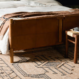 Featuring Salado Heirloom Sienna-Queen Bed by Four Hands at Amethyst Home. Solid ash framing and heirloom leather panel details craft this safari-inspired bed frame. Sourced from one of the oldest family-owned tanneries in Italyâ€™s Bassano del Grappa, our heirloom leather covering is salvaged and processed from upcycled hides featuring an abundance of . Amethyst Home provides interior design, new home construction design consulting, vintage area rugs, and lighting in the Newport Beach metro area.