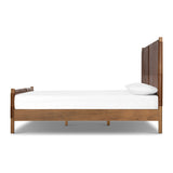 Featuring Salado Heirloom Sienna-Queen Bed by Four Hands at Amethyst Home. Solid ash framing and heirloom leather panel details craft this safari-inspired bed frame. Sourced from one of the oldest family-owned tanneries in Italyâ€™s Bassano del Grappa, our heirloom leather covering is salvaged and processed from upcycled hides featuring an abundance of . Amethyst Home provides interior design, new home construction design consulting, vintage area rugs, and lighting in the Winter Garden metro area.