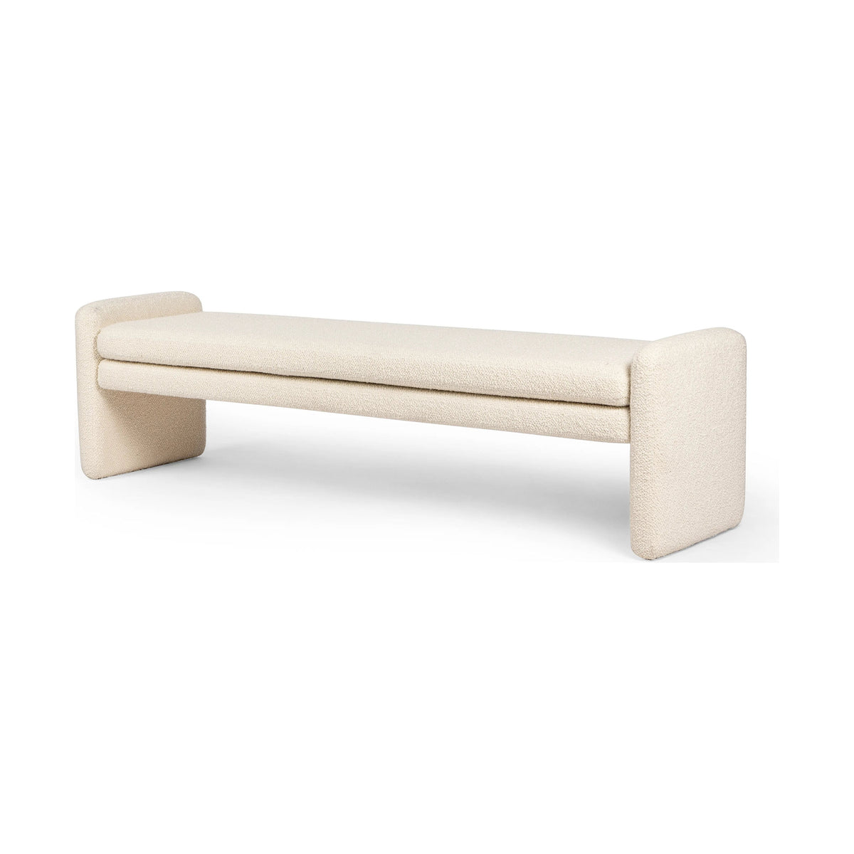 Serena Durham Cream Accent Bench | ready to ship!