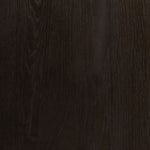 Made from oak and finished in a rich espresso, bold, angular shaping brings major impact to the dining room. Clean, classic lines suit different design styles with ease, from modern to traditional. Seats 10 comfortably. Amethyst Home provides interior design, new construction, custom furniture, and area rugs in the Calabasas metro area.