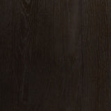 Made from oak and finished in a rich espresso, bold, angular shaping brings major impact to the dining room. Clean, classic lines suit different design styles with ease, from modern to traditional. Seats 10 comfortably. Amethyst Home provides interior design, new construction, custom furniture, and area rugs in the Calabasas metro area.
