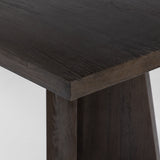 Made from oak and finished in a rich espresso, bold, angular shaping brings major impact to the dining room. Clean, classic lines suit different design styles with ease, from modern to traditional. Seats 10 comfortably. Amethyst Home provides interior design, new construction, custom furniture, and area rugs in the Scottsdale metro area.