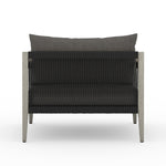 Featuring Sherwood Grey/Charcoal Outdoor Chair by Four Hands at Amethyst Home. Modern materials ready a stylish silhouette for the outdoors. Weathered grey teak forms a clean frame for UV-resistant and water-repellent Sunproof fabric. Cover or store indoors during inclement weather.Overall Dimensions: 33"W x 34.25"L x 30"H
Collection: SolanoColors: Venao Charcoal ,Weathered Grey-. Amethyst Home provides interior design, new construction, custom furniture, and area rugs in the Charlotte metro area.