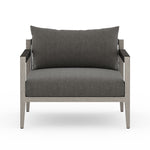 Featuring Sherwood Grey/Charcoal Outdoor Chair by Four Hands at Amethyst Home. Modern materials ready a stylish silhouette for the outdoors. Weathered grey teak forms a clean frame for UV-resistant and water-repellent Sunproof fabric. Cover or store indoors during inclement weather.Overall Dimensions: 33"W x 34.25"L x 30"H
Collection: SolanoColors: Venao Charcoal ,Weathered Grey-F. Amethyst Home provides interior design, new construction, custom furniture, and area rugs in the Portland metro area.
