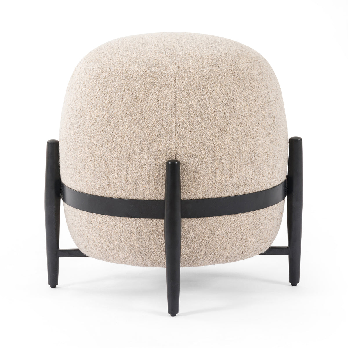 Sia Athena Taupe Ottoman | ready to ship!