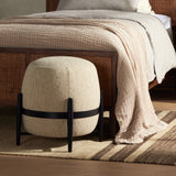 Featuring Sia Athena Taupe Ottoman by Four Hands at Amethyst Home. The Sia Athena Taupe Ottoman is beautifully shaped and perfect for relaxing on after a long day. It gives a retro, transitional look. Overall Dimensions: 17"W x 17"L x 19"HColors: 005712-001, Carbon EbonyMaterials: 92% Pl, 8% Pa, IronFabric: PerformanceWeight: 16.09 lbVolume: 4.06 cu ft. Amethyst Home provides interior design services, furniture, rugs, and lighting in the Miami metro area.