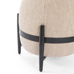 Featuring Sia Athena Taupe Ottoman by Four Hands at Amethyst Home. The Sia Athena Taupe Ottoman is beautifully shaped and perfect for relaxing on after a long day. It gives a retro, transitional look. Overall Dimensions: 17"W x 17"L x 19"HColors: 005712-001, Carbon EbonyMaterials: 92% Pl, 8% Pa, IronFabric: PerformanceWeight: 16.09 lbVolume: 4.06 cu ft. Amethyst Home provides interior design services, furniture, rugs, and lighting in the Omaha metro area.