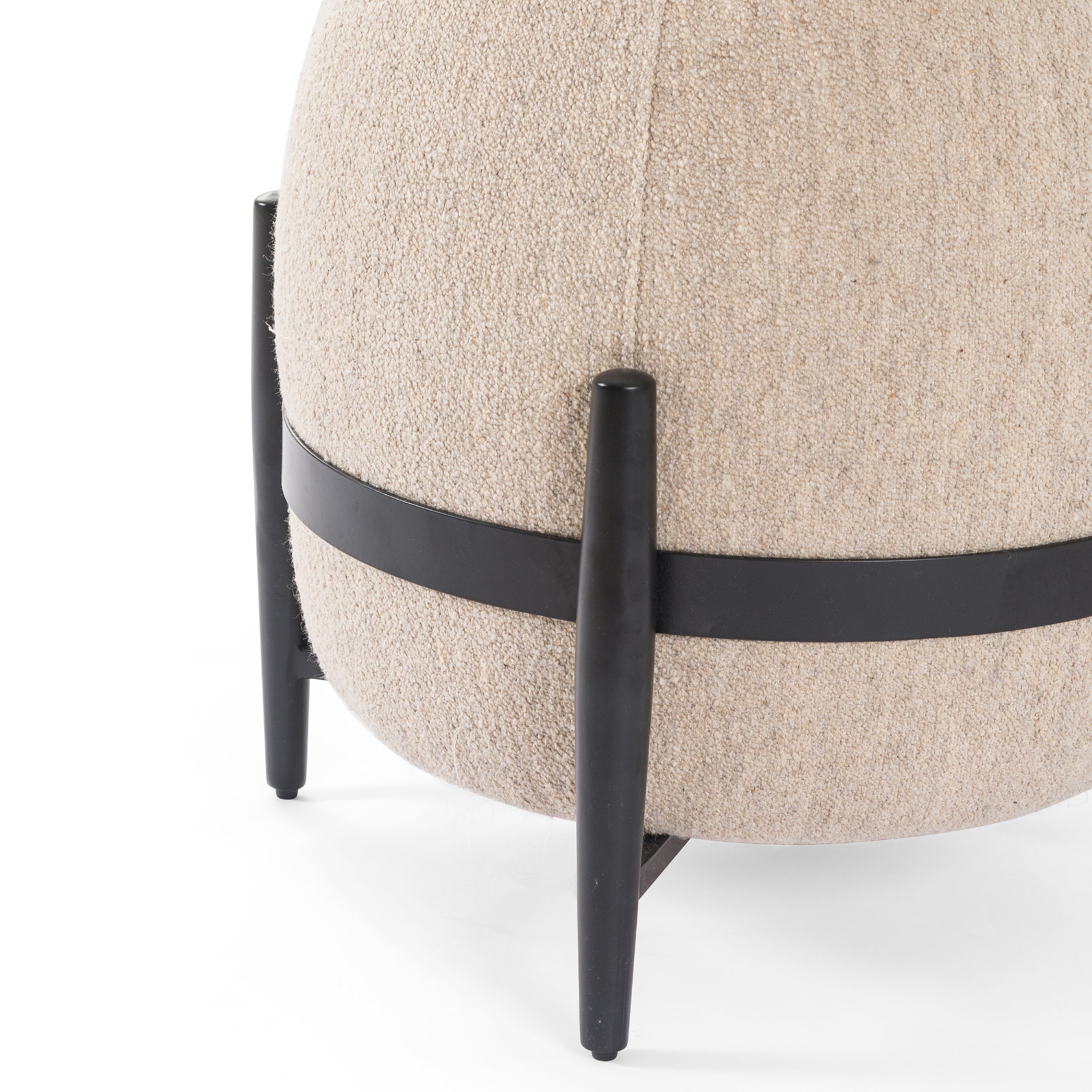 Featuring Sia Athena Taupe Ottoman by Four Hands at Amethyst Home. The Sia Athena Taupe Ottoman is beautifully shaped and perfect for relaxing on after a long day. It gives a retro, transitional look. Overall Dimensions: 17"W x 17"L x 19"HColors: 005712-001, Carbon EbonyMaterials: 92% Pl, 8% Pa, IronFabric: PerformanceWeight: 16.09 lbVolume: 4.06 cu ft. Amethyst Home provides interior design services, furniture, rugs, and lighting in the Omaha metro area.