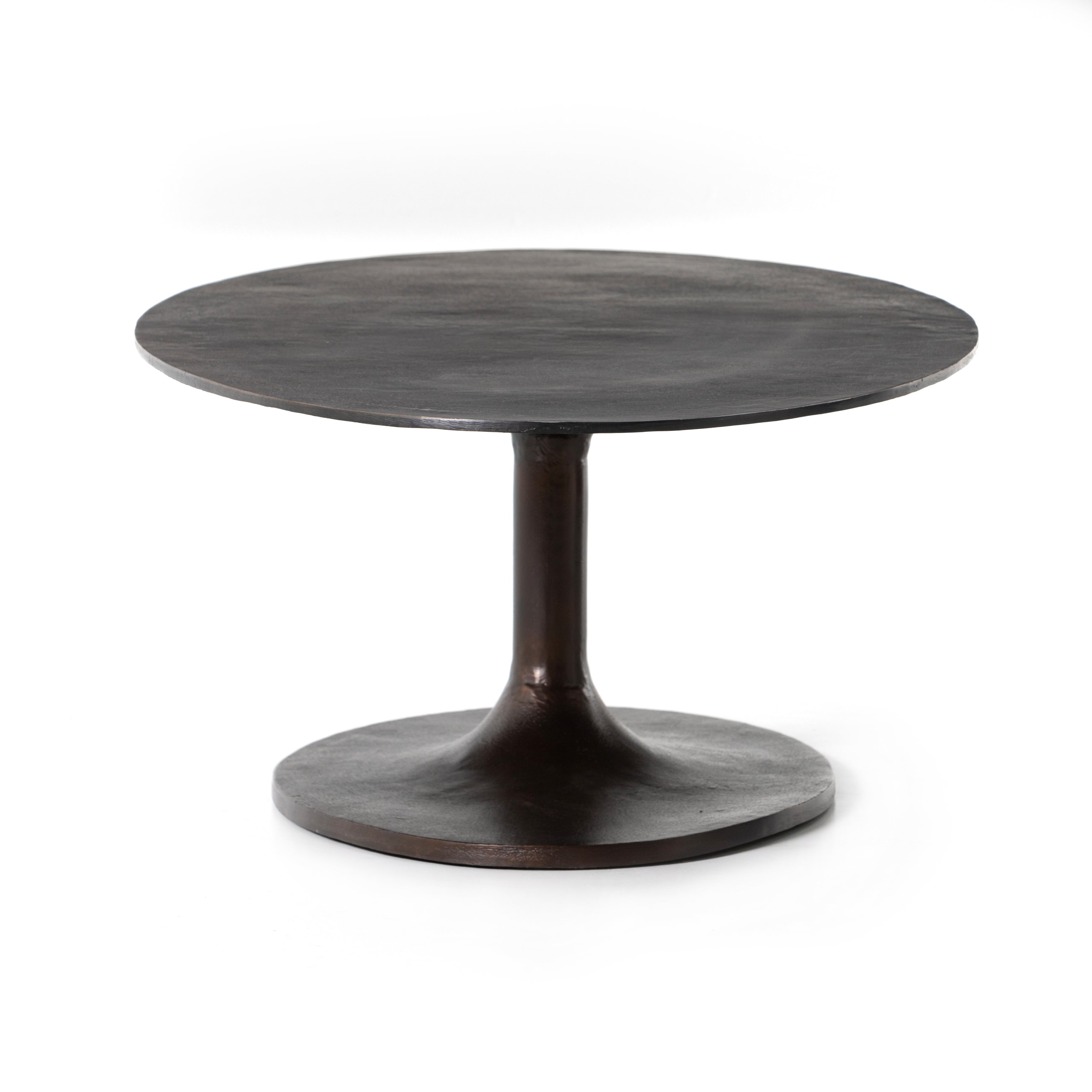 Featuring Simone Oval Coffee Table by Four Hands at Amethyst Home. We love the open, airy base of this Simone Oval Coffee Table. Place in your living room or lounge area and place your favorite accessories to elevate the space.Overall Dimensions: 54.75"W x 29.25"L x 16.50"HColors: Antique RustMaterials: AluminumWeight: 84.78 lbVolume: 14.34 cu ftClearance from Floor: 16.0"Tabletop Thickness. Amethyst Home provides interior design services, furniture, rugs, and lighting in the Calabasas metro area.