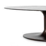 Featuring Simone Oval Coffee Table by Four Hands at Amethyst Home. We love the open, airy base of this Simone Oval Coffee Table. Place in your living room or lounge area and place your favorite accessories to elevate the space.Overall Dimensions: 54.75"W x 29.25"L x 16.50"HColors: Antique RustMaterials: AluminumWeight: 84.78 lbVolume: 14.34 cu ftClearance from Floor: 16.0"Tabletop Thickness: 0. Amethyst Home provides interior design services, furniture, rugs, and lighting in the Dallas metro area.