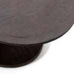 Featuring Simone Oval Coffee Table by Four Hands at Amethyst Home. We love the open, airy base of this Simone Oval Coffee Table. Place in your living room or lounge area and place your favorite accessories to elevate the space.Overall Dimensions: 54.75"W x 29.25"L x 16.50"HColors: Antique RustMaterials: AluminumWeight: 84.78 lbVolume: 14.34 cu ftClearance from Floor: 16.0"Tabletop Thickness: 0.. Amethyst Home provides interior design services, furniture, rugs, and lighting in the Miami metro area.